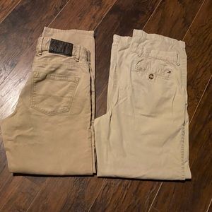 Two pairs of Tommy Hilfiger pants 32X32